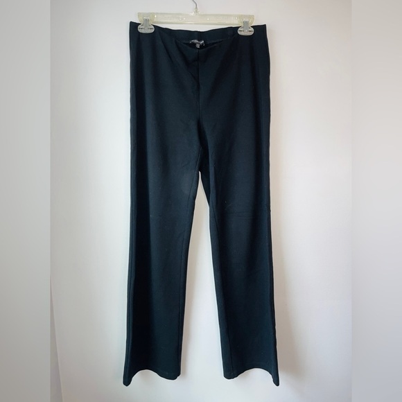 Eileen Fisher Italian Fabric Wide Leg Pull On Pants - Picture 4 of 10